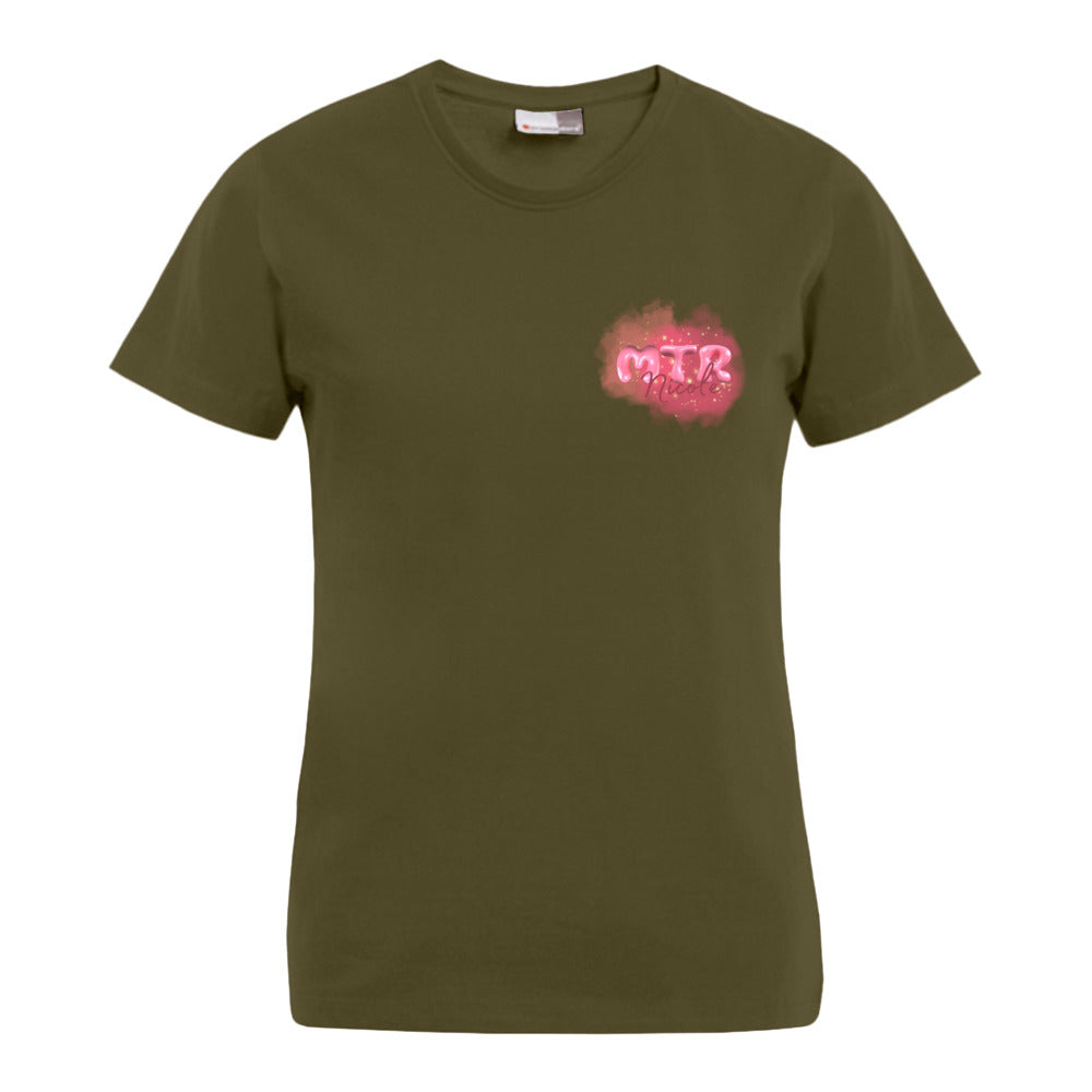 Pink MTR Nicole oder dein Name - T-Shirt - Alles Einstellungssache 