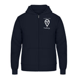 Hoody mit Reißverschluss  - my place to be Radiology (kleines Logo) Unisex