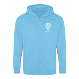 Hoddy Sweatjacke mit Reißverschluss - my place to be Radiology (Unisex)