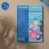 NEUE Version! Pädiatrisches Röntgen I Poster: Strahlenschutz für die Kleinsten ist für uns das Größte  - (hygienekonform und Informationspflicht erfüllt))