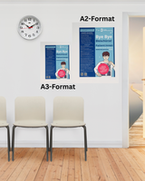 Aufklärung Poster - Röntgen - Patienteninformation - Informationspflicht erfüllt - Alles Einstellungssache 