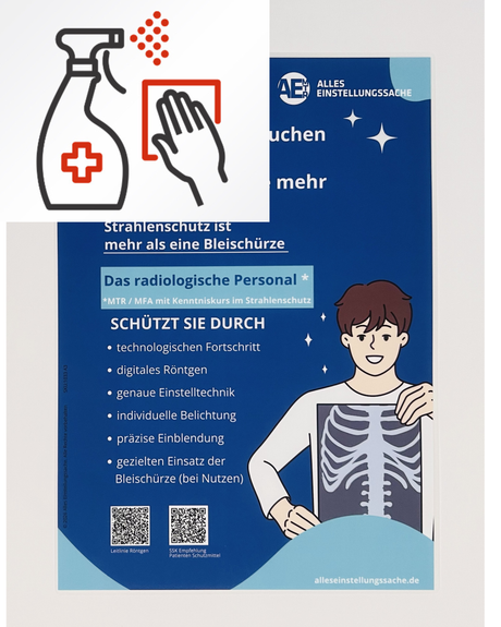 Röntgen Patienten-Info-Poster – kompakt – Deutsch - Alles Einstellungssache 